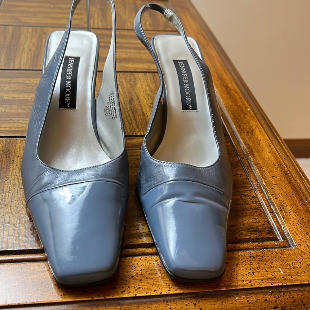 Jennifer More Periwinkle slingback shooed sz 91/2.